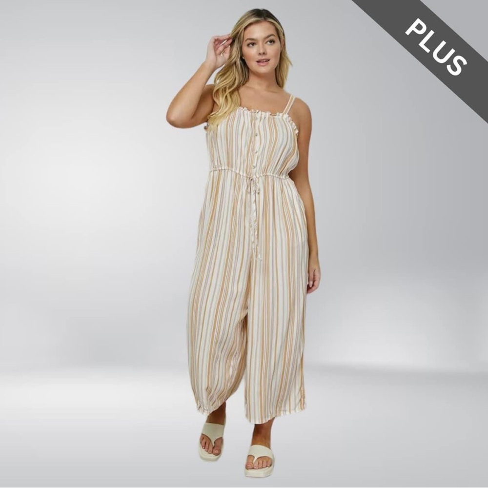 Plus Yellow Jumpsuit